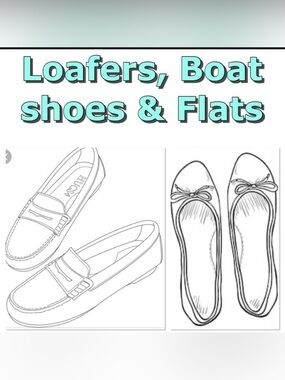 Loafers, boat shoes and flats